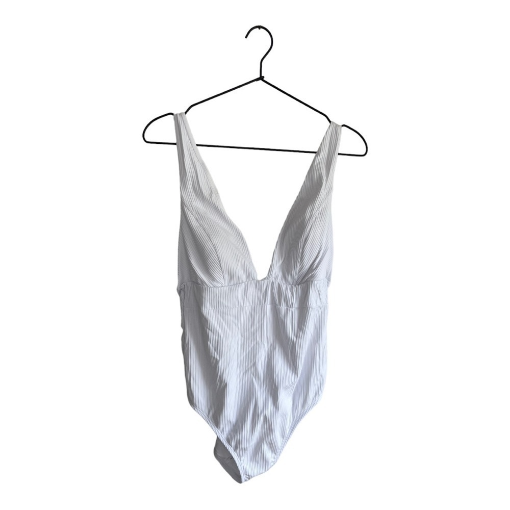 Andie Sardinia Ribbed One Piece White XL Swimsuit - Picture 5 of 11